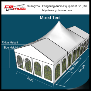 Special Shape Outdoor Mixed Tent for Trading Show, Exhibition